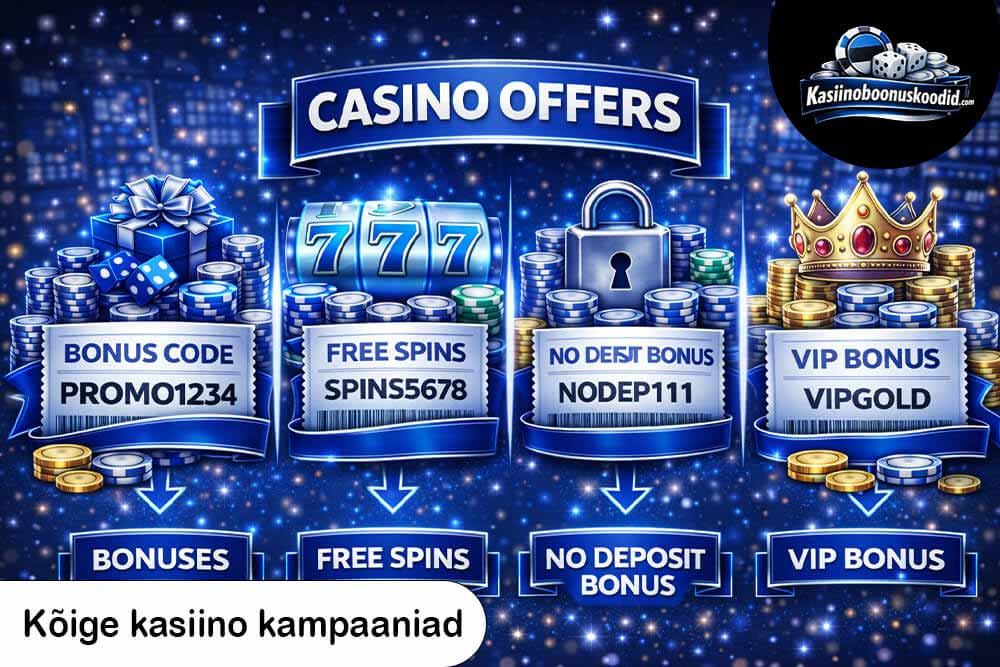 Populaarsed kasiinode pakkumised