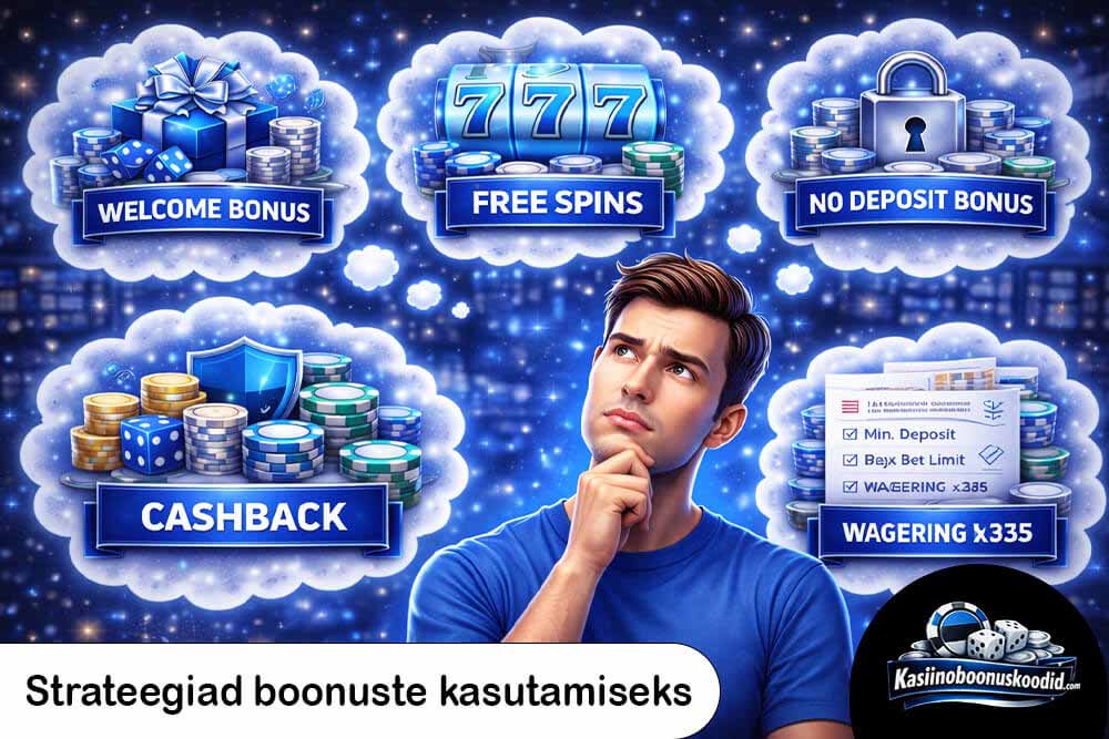 Parimad strateegiad kasiino boonuste juures