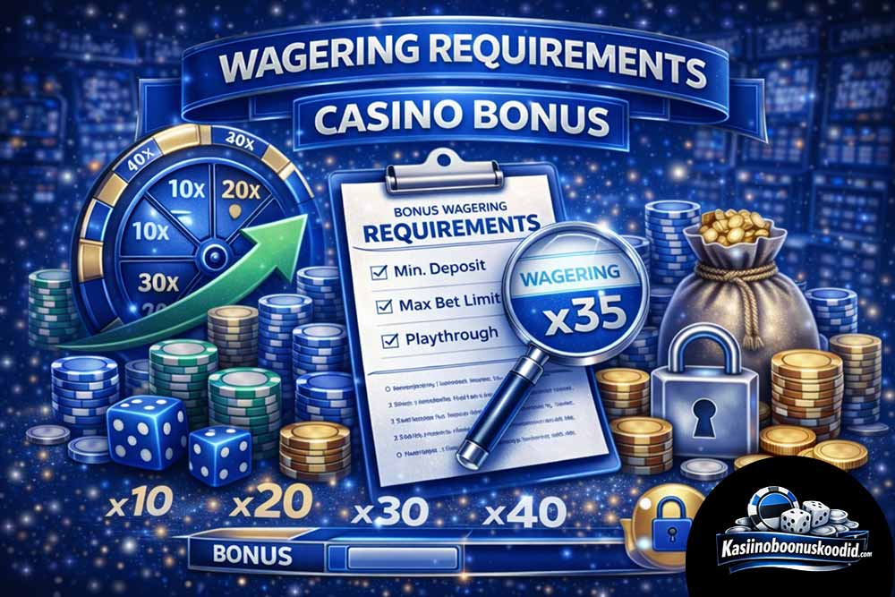 Tervitusboonus ja läbimängunõuded